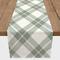 Diagonal Plaid Indoor/Outdoor Table Runner